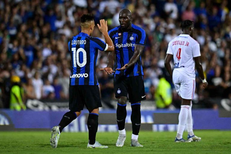 VIDEO – Gli highlights di Inter-Lione 2-2: le reti di Lukaku e Barella gol Inter Lione