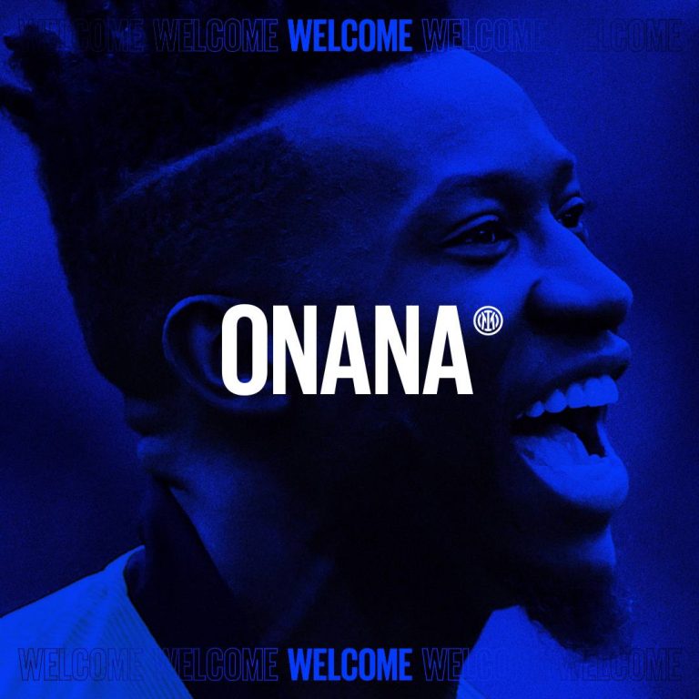 UFFICIALE – André Onana è un nuovo giocatore dell’Inter: l’annuncio del club