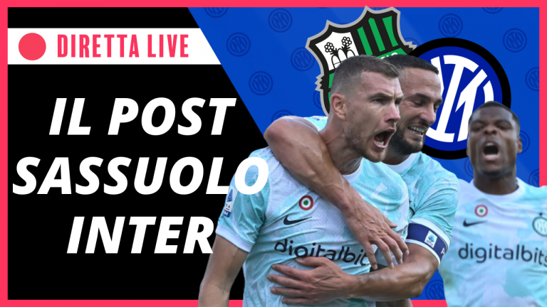 DIRETTA – Il giorno dopo Sassuolo-Inter 1-2, analisi e spunti – INTER NEWS