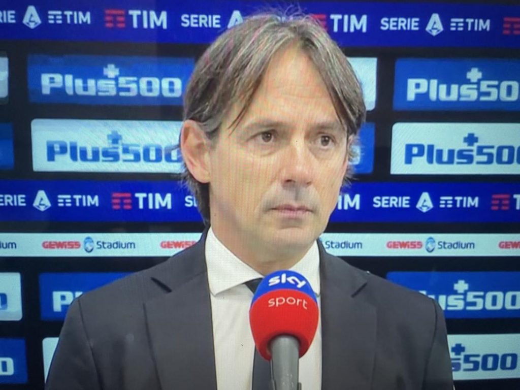 Atalanta-Inter, Inzaghi: “Scudetto? Possiamo recuperare. Ecco come sta Brozovic”