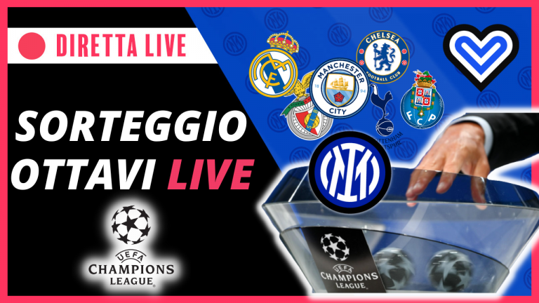 DIRETTA – Sorteggio Champions League in DIRETTA e LIVE reaction: l’avversario dell’Inter