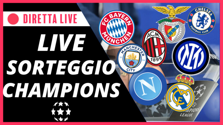 Sorteggio Champions League in DIRETTA e LIVE reaction: l’avversaria dell’Inter ai quarti