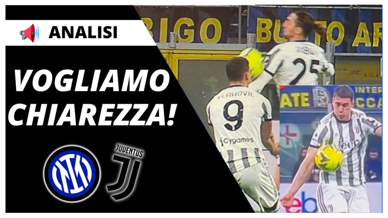 VIDEO – Sempre così: FURTO e caos. ALZIAMO LA VOCE! Post Inter-Juve 0-1