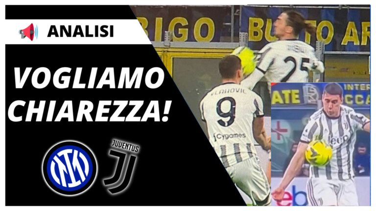 VIDEO – Sempre così: FURTO e caos. ALZIAMO LA VOCE! Post Inter-Juve 0-1