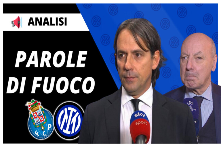 VIDEO – Con chi CE L’AVEVA Inzaghi? Cosa abbiamo imparato da Porto-Inter 0-0