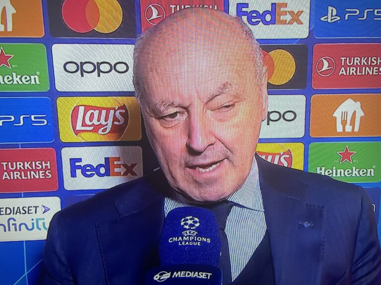 Marotta: “Sorteggio? Ho fiducia. Mercato? Stiamo lavorando, credo faremo qualcosa”