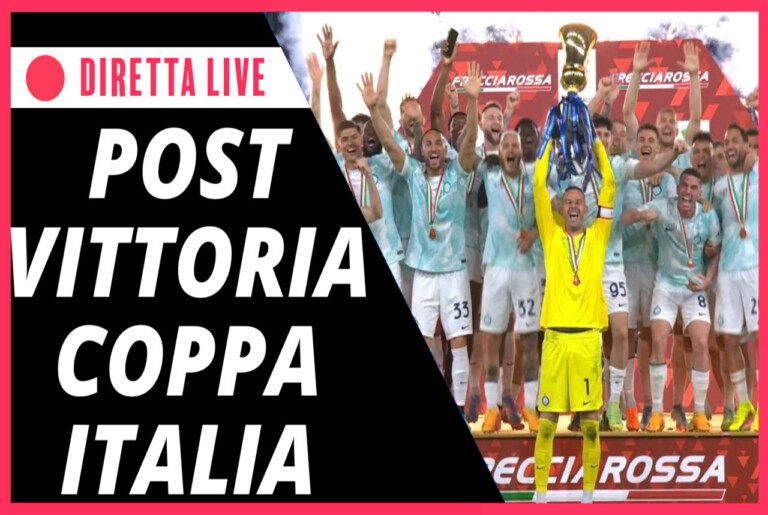 DIRETTA – Festa Coppa Italia! Analisi Fiorentina-Inter 1-2 e Inter news