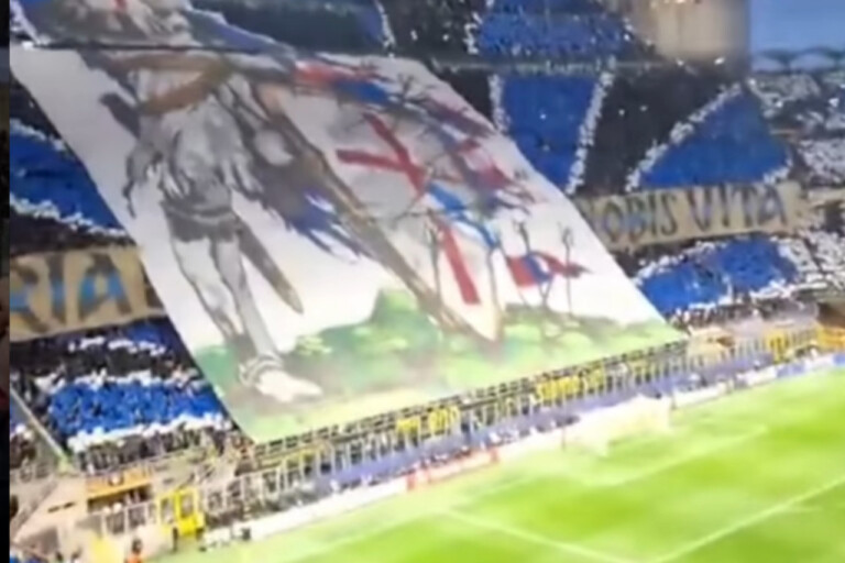 VIDEO – Inter-Milan, SPETTACOLARE coreografia della Curva Nord!