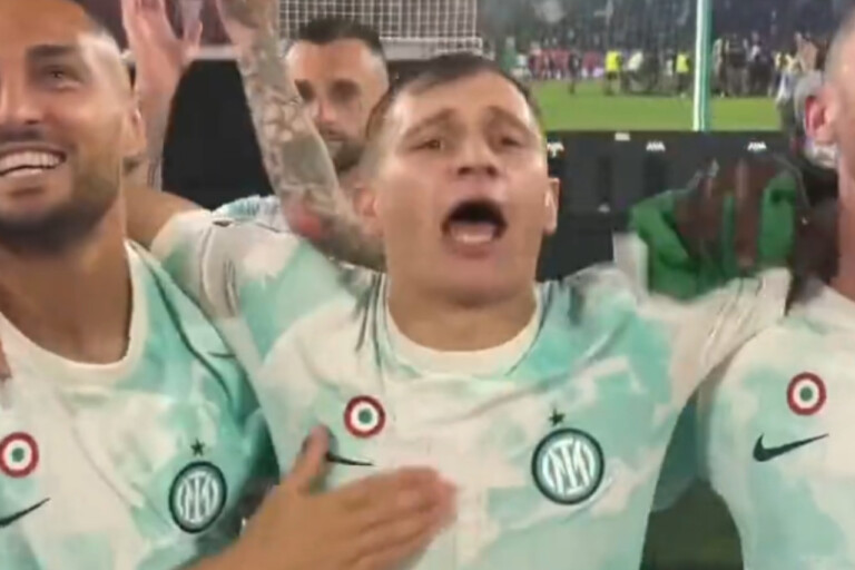 VIDEO – L’Inter CANTA sotto la Curva: e Barella guida il CORO!