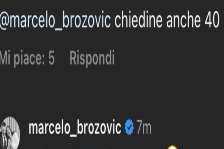 INSTAGRAM – Brozovic SCHERZA sul futuro nei commenti e chiede uno stipendio MONSTRE!