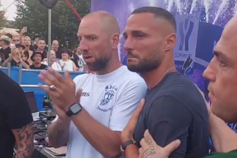 VIDEO – D’Ambrosio scoppia in LACRIME alla festa della Curva!