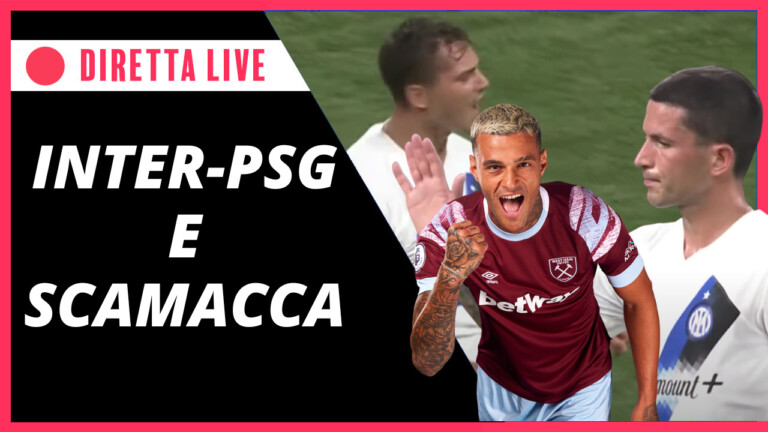 DIRETTA – INTER-PSG 2-1, Scatto SCAMACCA, aggiornamento Calciomercato – INTER NEWS