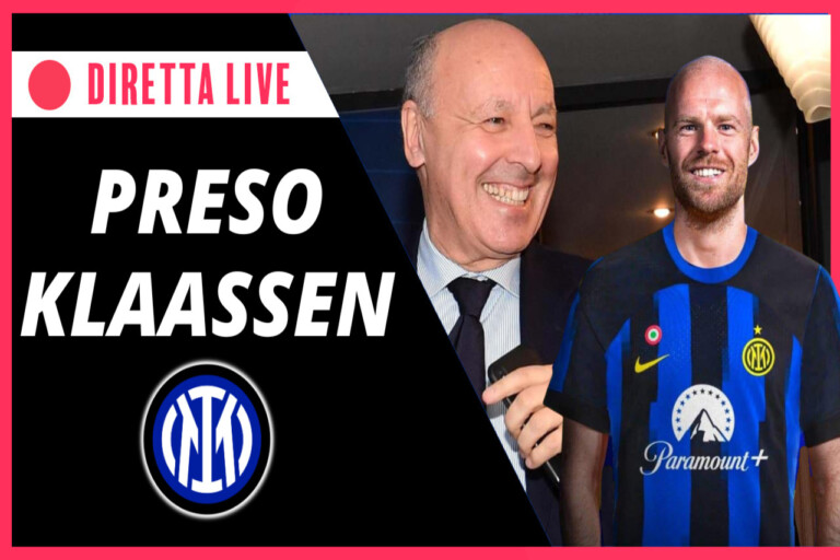 DIRETTA – KLAASSEN ALL’INTER, ultim’ora Calciomercato Speciale