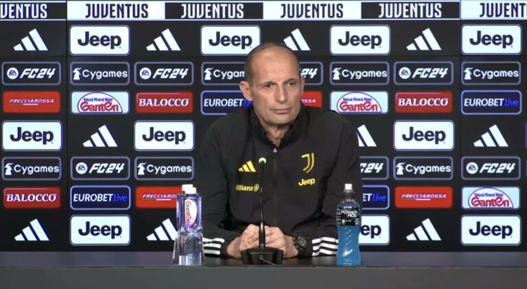 Inter-Juve, Allegri: “Sono impressionato da un loro giocatore”. Poi ribadisce: “Obiettivo Champions”