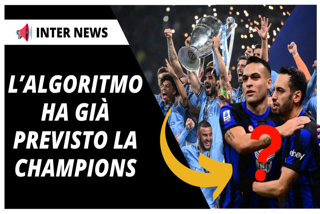 VIDEO – OCCHIO all’INTER: chi Vince la Champions League secondo l’ALGORITMO