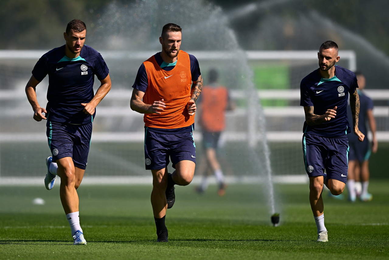 Dzeko, Skriniar e Brozovic