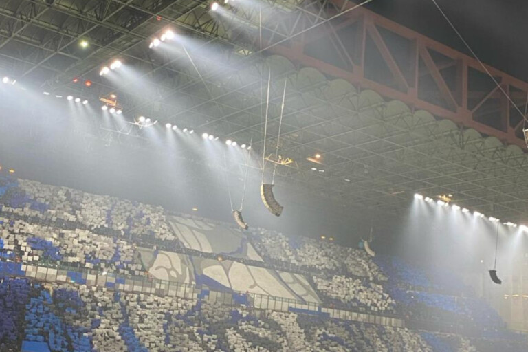 FOTO – Inter-Juve, la coreografia della Nord è MOSTRUOSA!