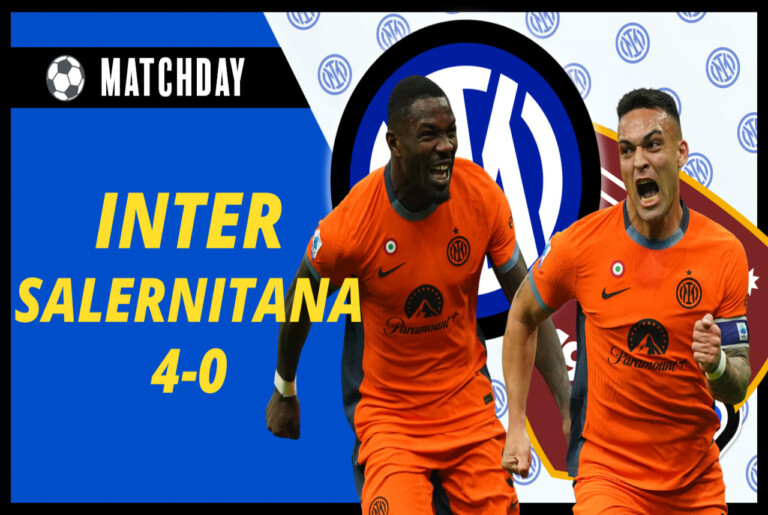 VIDEO – INTER SALERNITANA 4-0: VITTORIA DI STATUS! GOL DI ARNAUTOVIC IMPORTANTISSIMO!