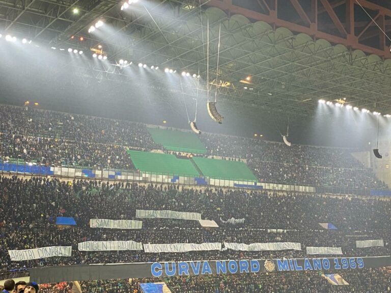 Nessuna coreografia per Inter-Atletico: l’annuncio della Curva Nord