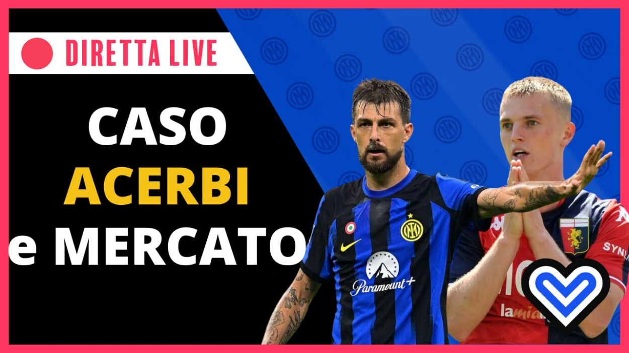 DIRETTA – Sviluppi nel caso Acerbi, derby di lunedì e mercato Inter