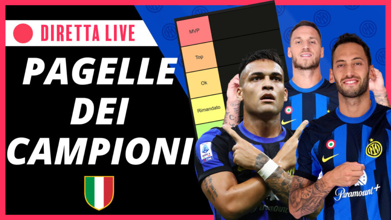 DIRETTA – PAGELLONE campioni d’Italia, Festa Scudetto, Zhang e calciomercato – INTER NEWS