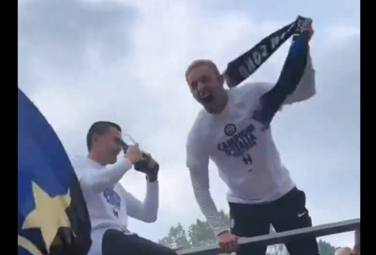 VIDEO – Frattesi SCATENATO sul Bus: “Milanista pezzo di m***a”