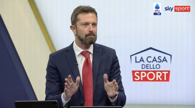 Tavelli (Sky) attacca Zhang in diretta: “I debiti si pagano”