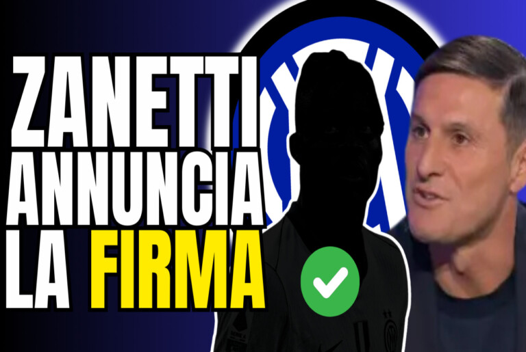 VIDEO – Blitz a MILANO e annuncio di Zanetti: arriva la FIRMA con l’Inter
