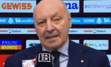 Beppe Marotta prima di Atalanta-Inter