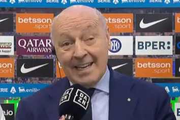 Marotta: “Inter club forte, non ci spaventa niente” Beppe Marotta prima di Inter-Lazio