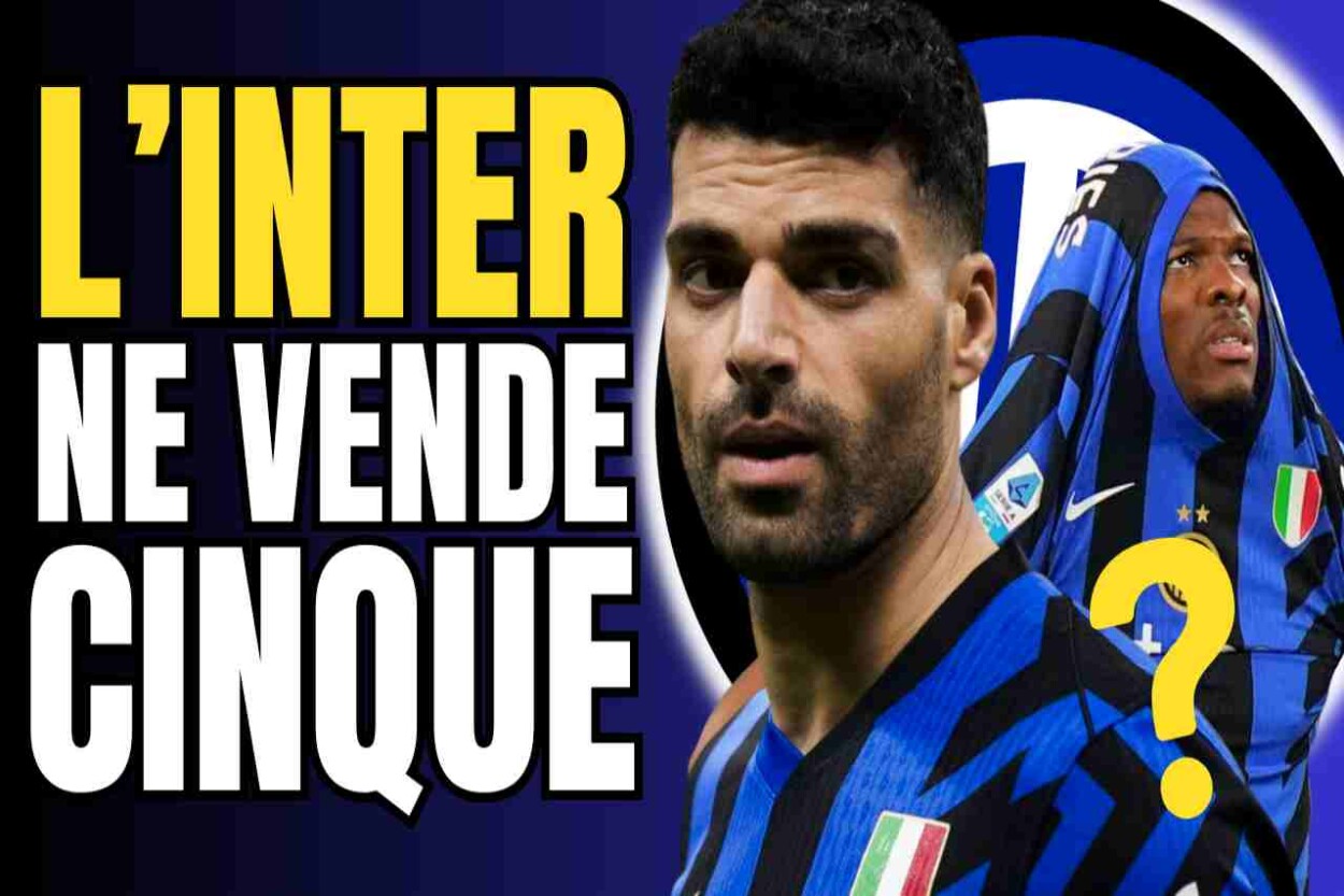 VIDEO – L’Inter vuole VENDERE subito questi 5 (+1) per pagare i prossimi Colpi