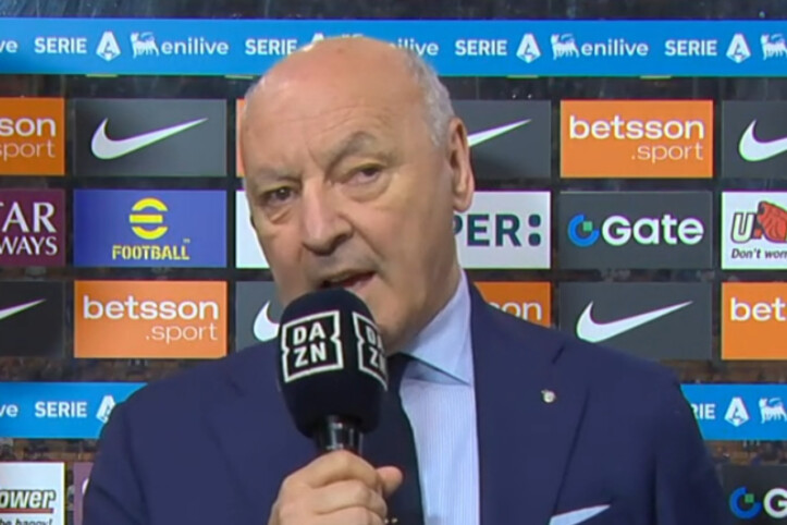Beppe Marotta prima di Inter-Udinese