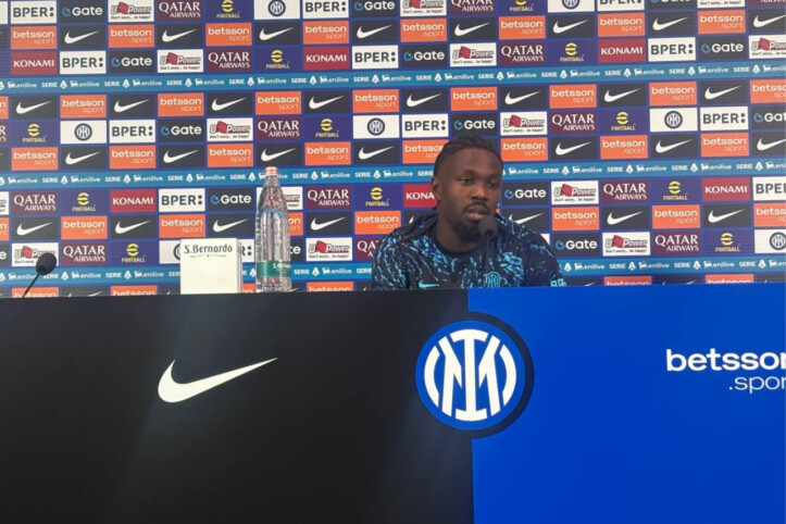 Marcus Thuram in conferenza stampa dopo Inter-Udinese