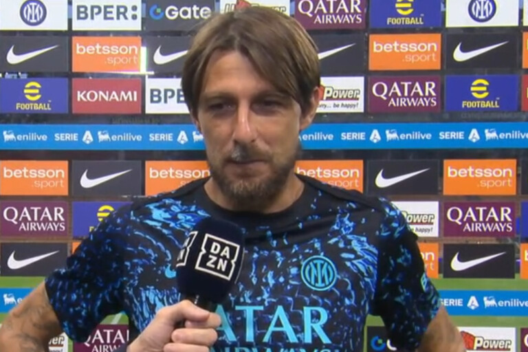 Francesco Acerbi prima di Inter-Sassuolo