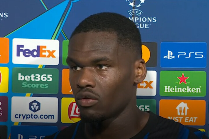 Ange-Yoan Bonny dopo Inter-Slavia Praga