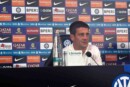 Cristian Chivu in conferenza stampa dopo Inter-Sassuolo