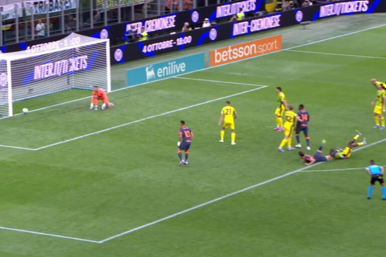 Gol Carlos Augusto in Inter-Sassuolo