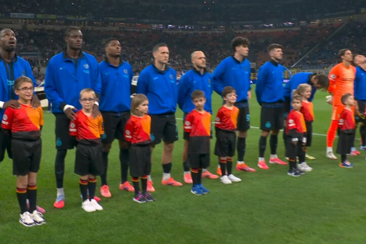 Inter in campo per Inter-Slavia Praga