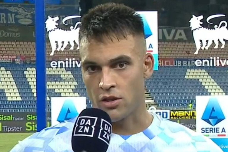 Lautaro Martinez dopo Cagliari-Inter