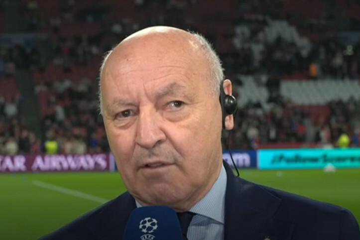 Beppe Marotta prima di Ajax-Inter