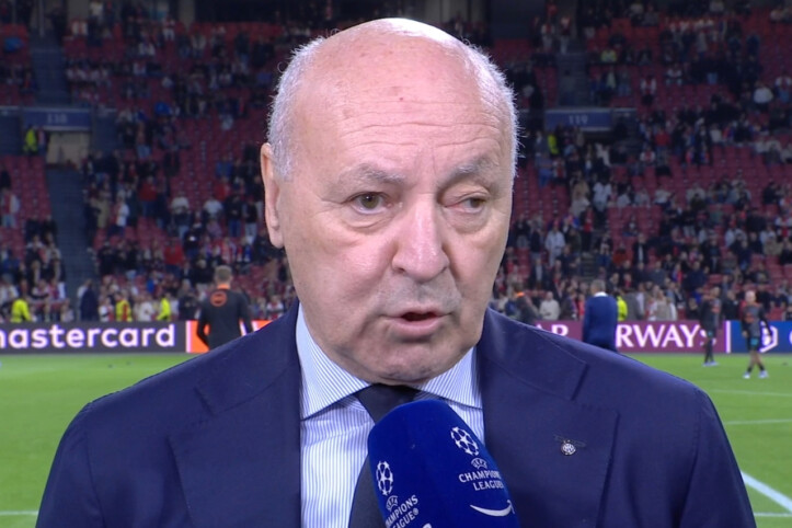 Beppe Marotta prima di Ajax-Inter