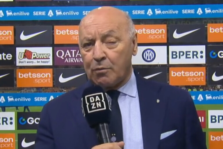 Beppe Marotta prima di Inter-Sassuolo