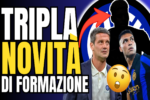 VIDEO – TRIPLA SORPRESA di formazione e il FATTORE NASCOSTO che può CAMBIARE Roma-Inter